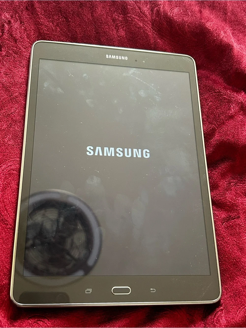 Samsung Black Tablet with Black Folio Case